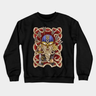 Unbreakable Viking: A Resilient and Determined Design Crewneck Sweatshirt